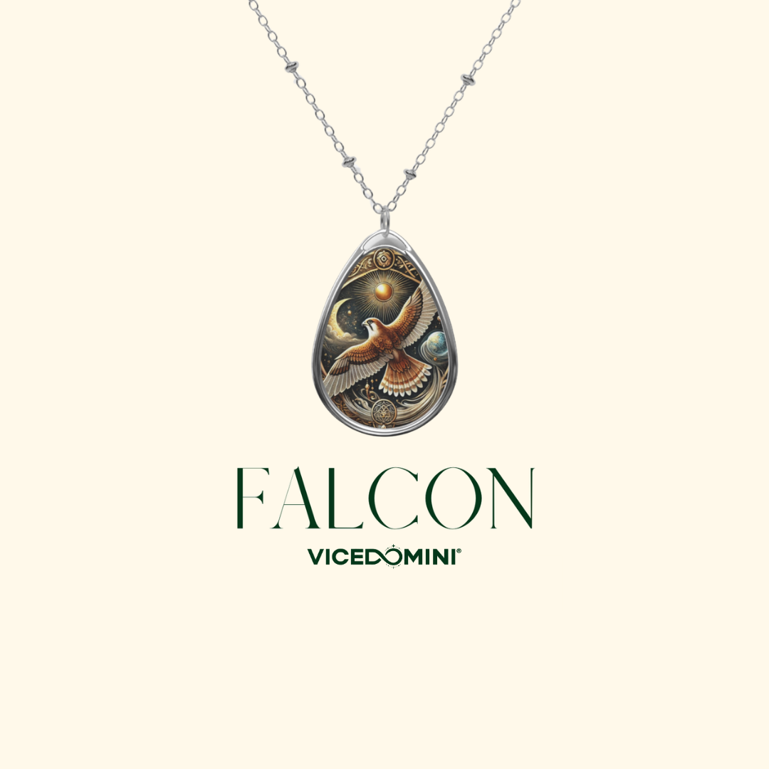 Falcon Spirit Animal Necklace
