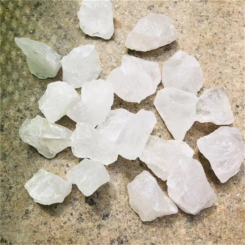 Pierre brute de quartz clair