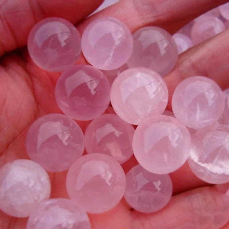 Cristal de quartz rose naturel