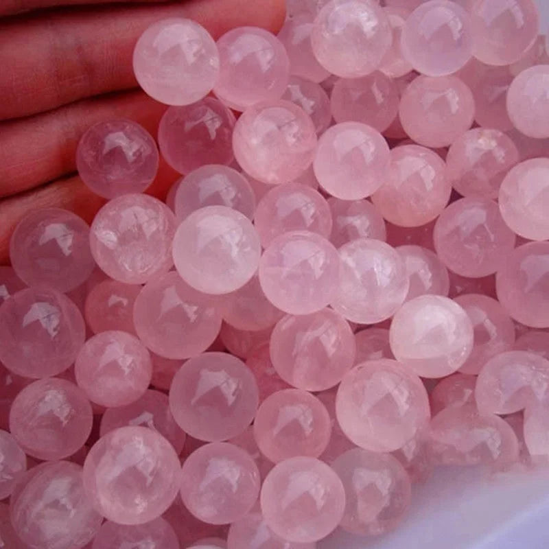 Cristal de quartz rose naturel