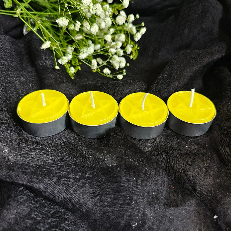 Candele Tea Light con Pentacolo