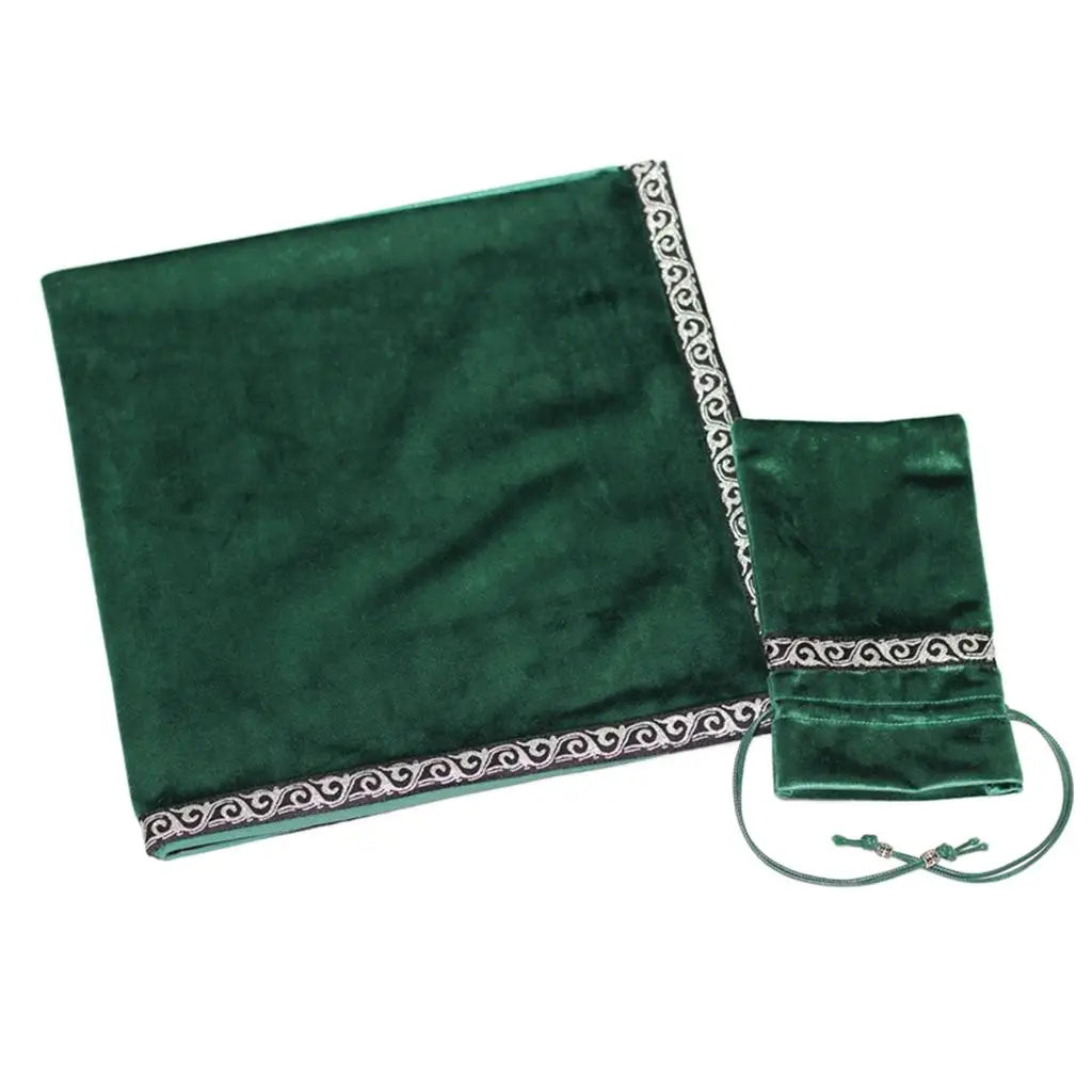 Wicca Square Tablecloth with Divination Bag