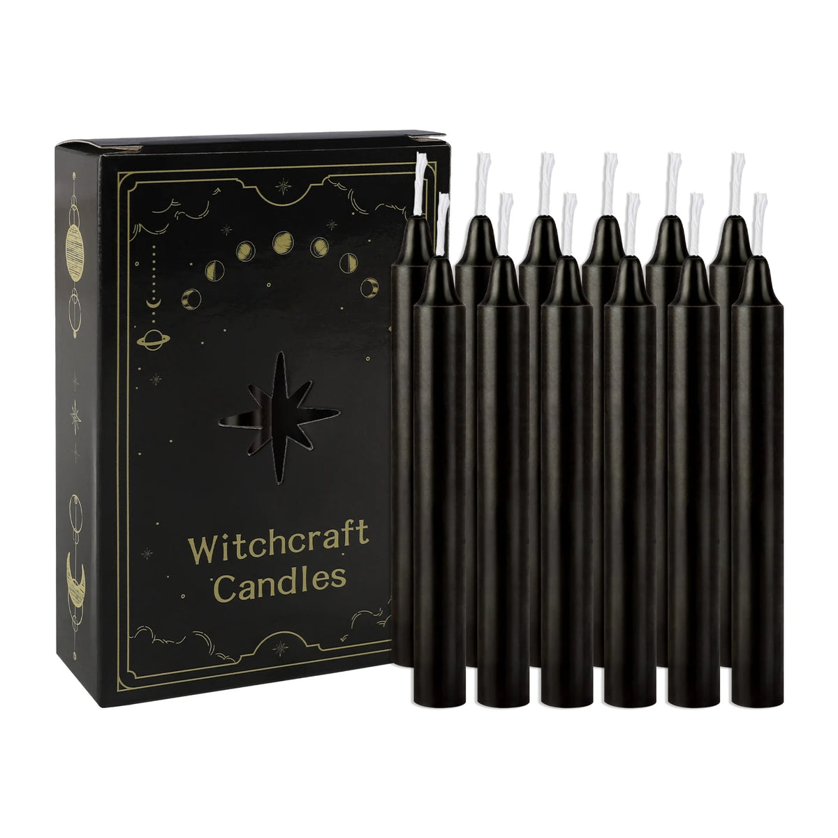 Schwarze "Schutz" Hexenkerzen