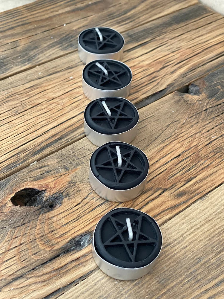 Candele Tea Light con Pentacolo