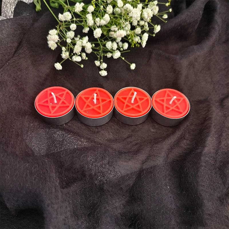 Candele Tea Light con Pentacolo