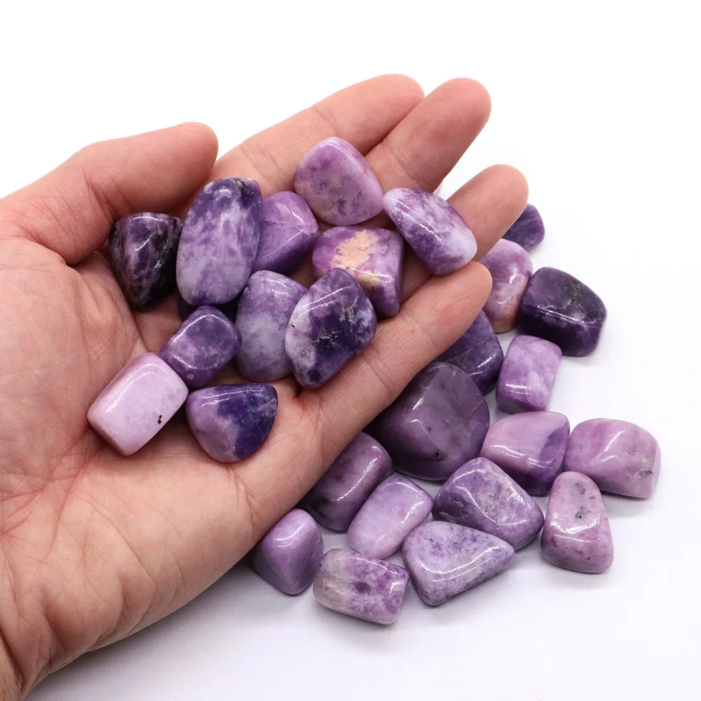 Pierres de cristaux de lépidolite