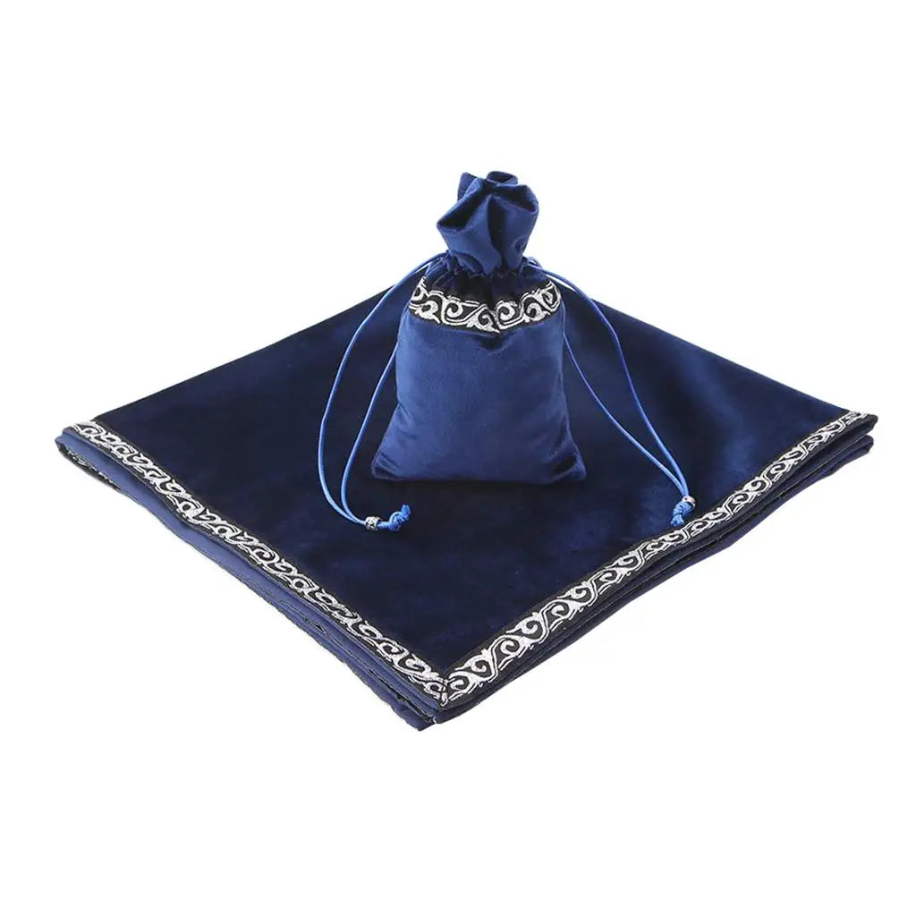 Wicca Square Tablecloth with Divination Bag