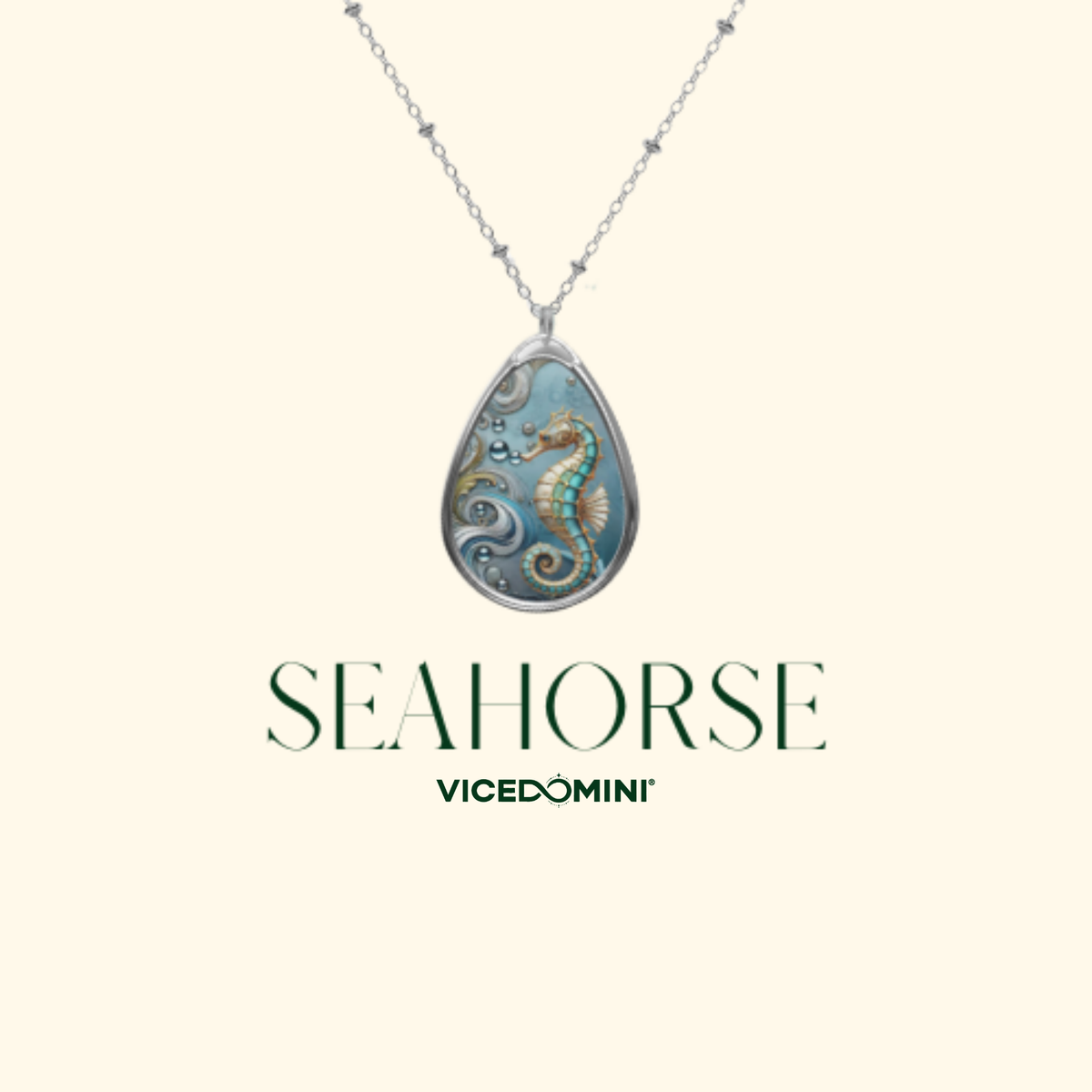 Seahorse Spirit Animal Necklace