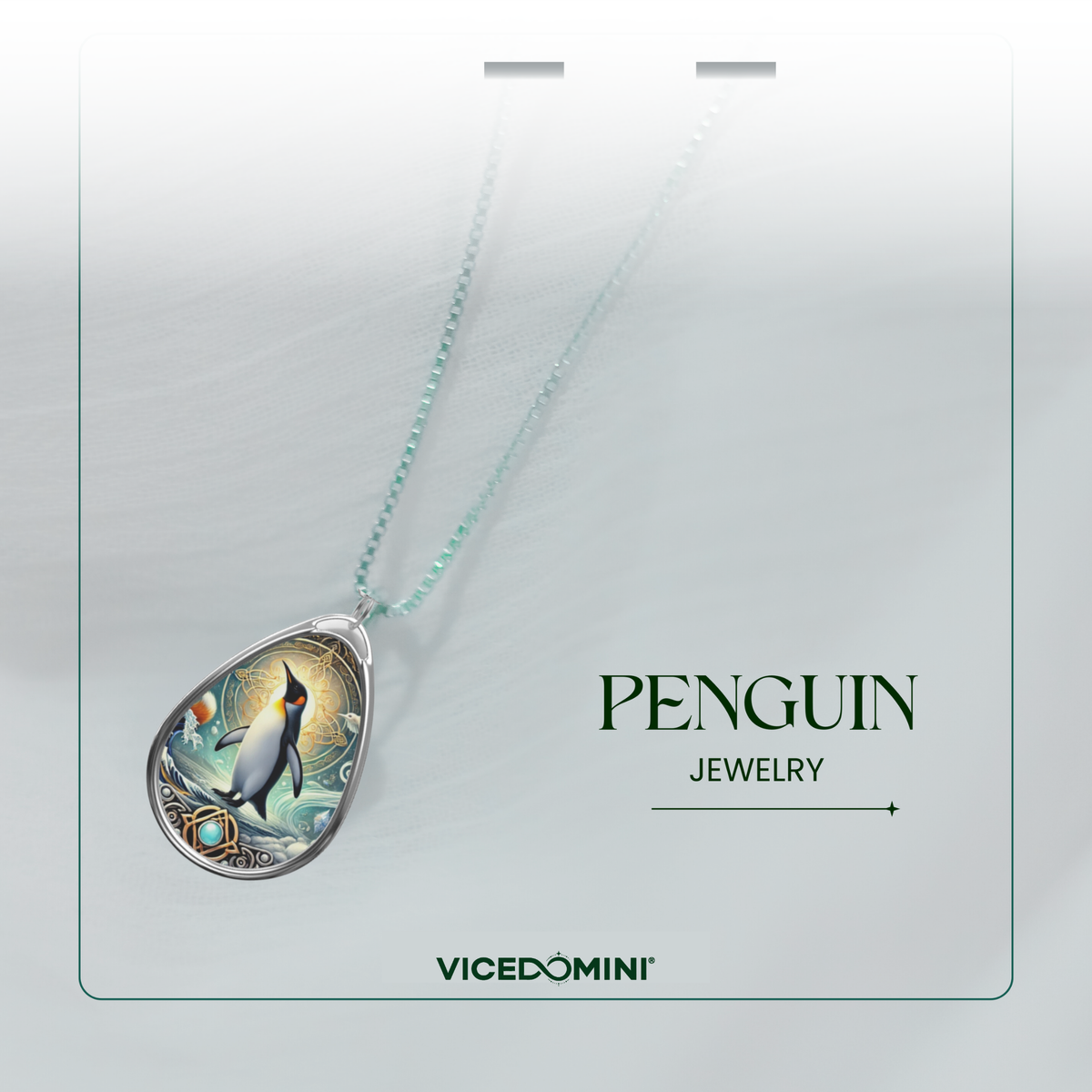 Pinguin-Geisttier-Halskette