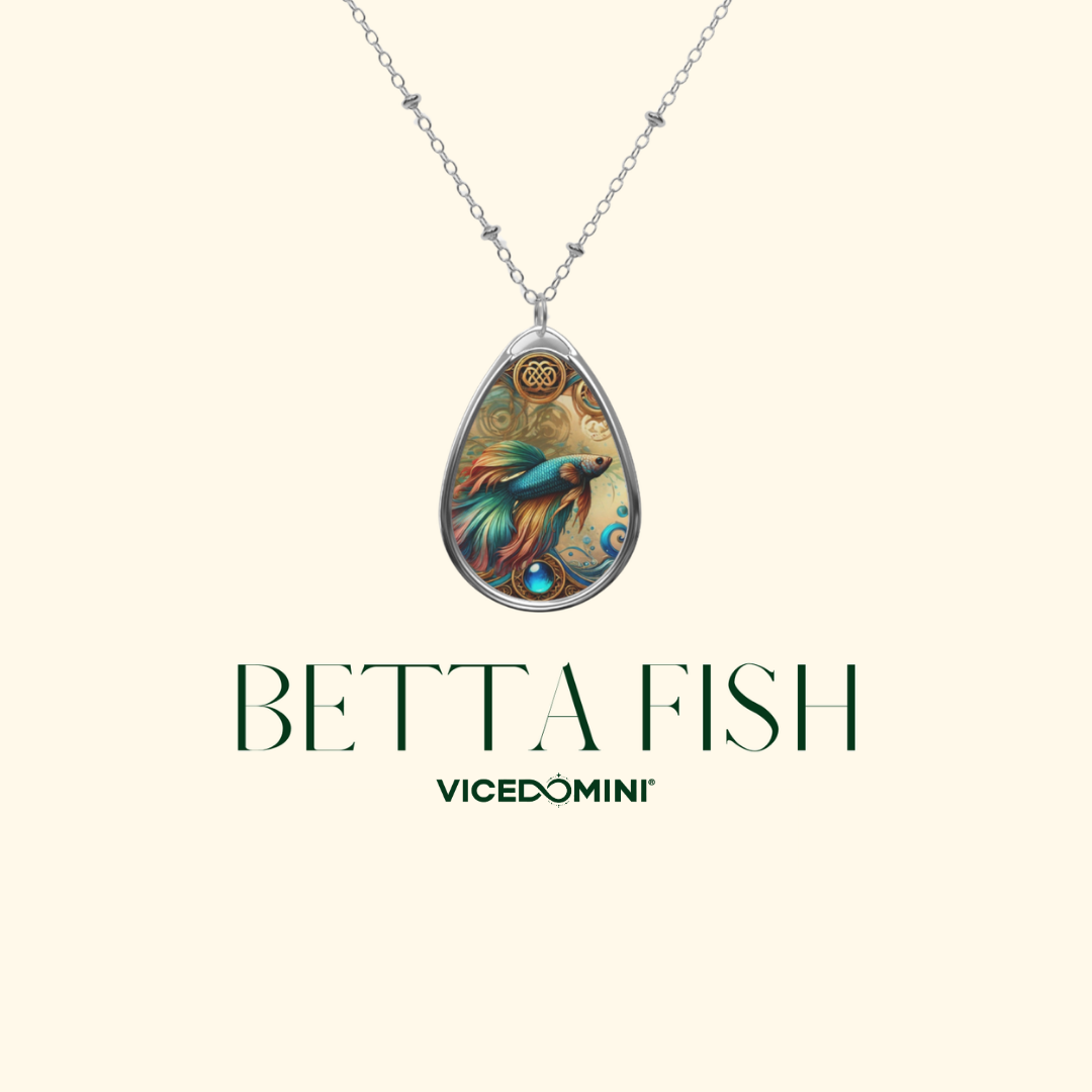 Betta Fish Animal Necklace
