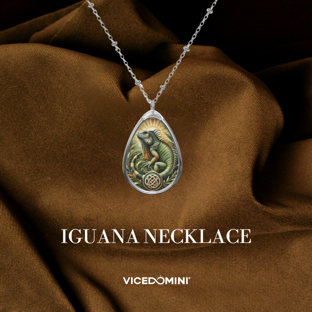 Iguana Spirit Animal Necklace