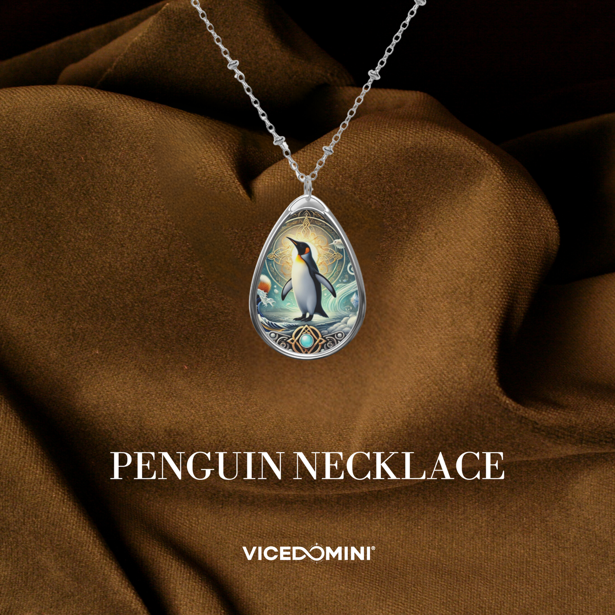 Pinguin-Geisttier-Halskette