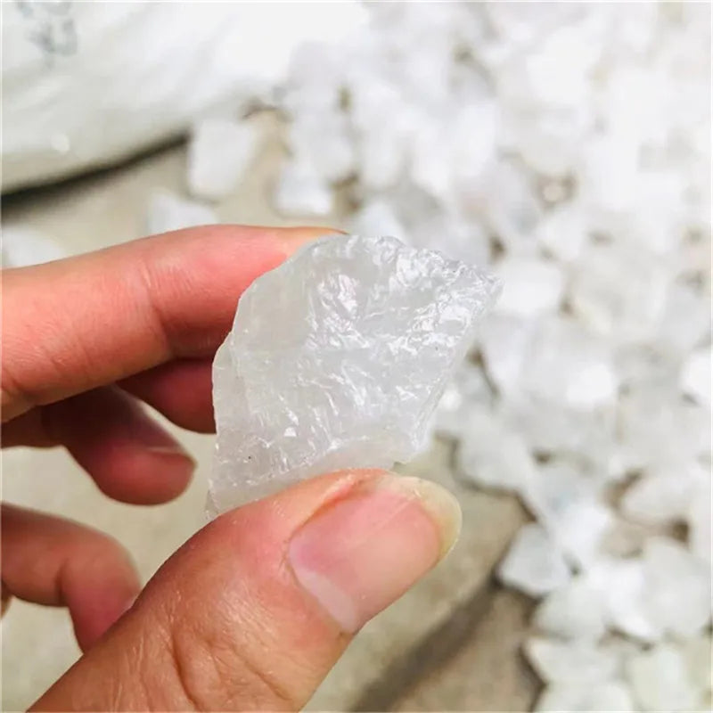 Pierre brute de quartz clair