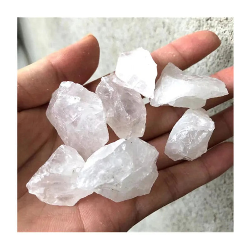 Pierre brute de quartz clair