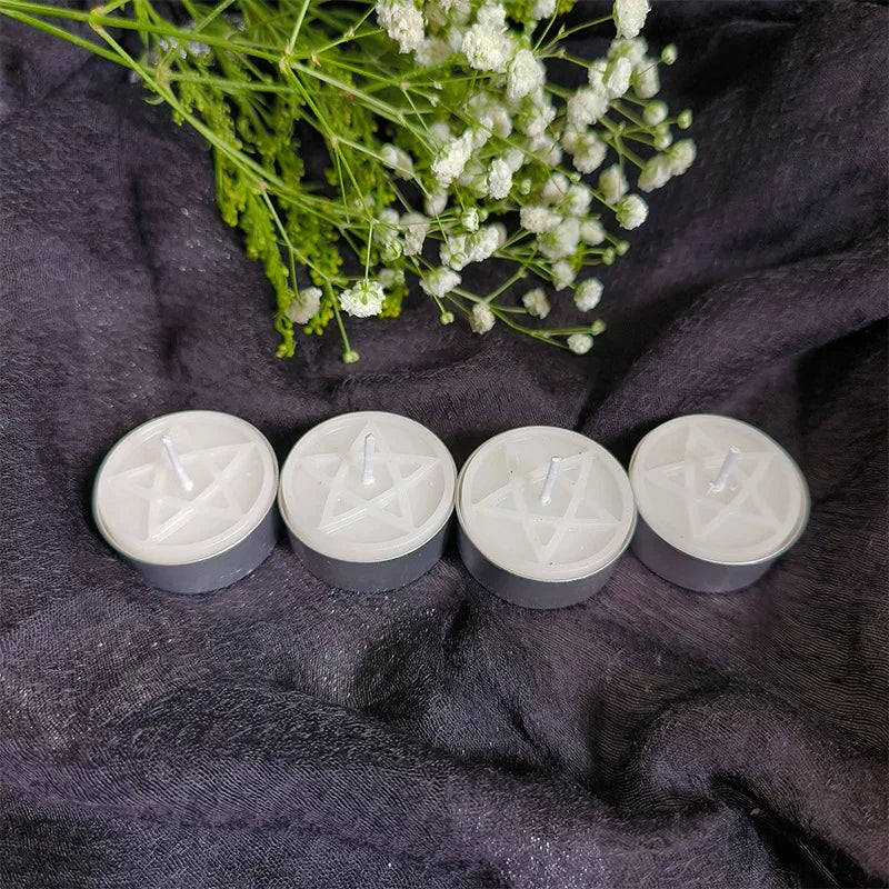 Candele Tea Light con Pentacolo