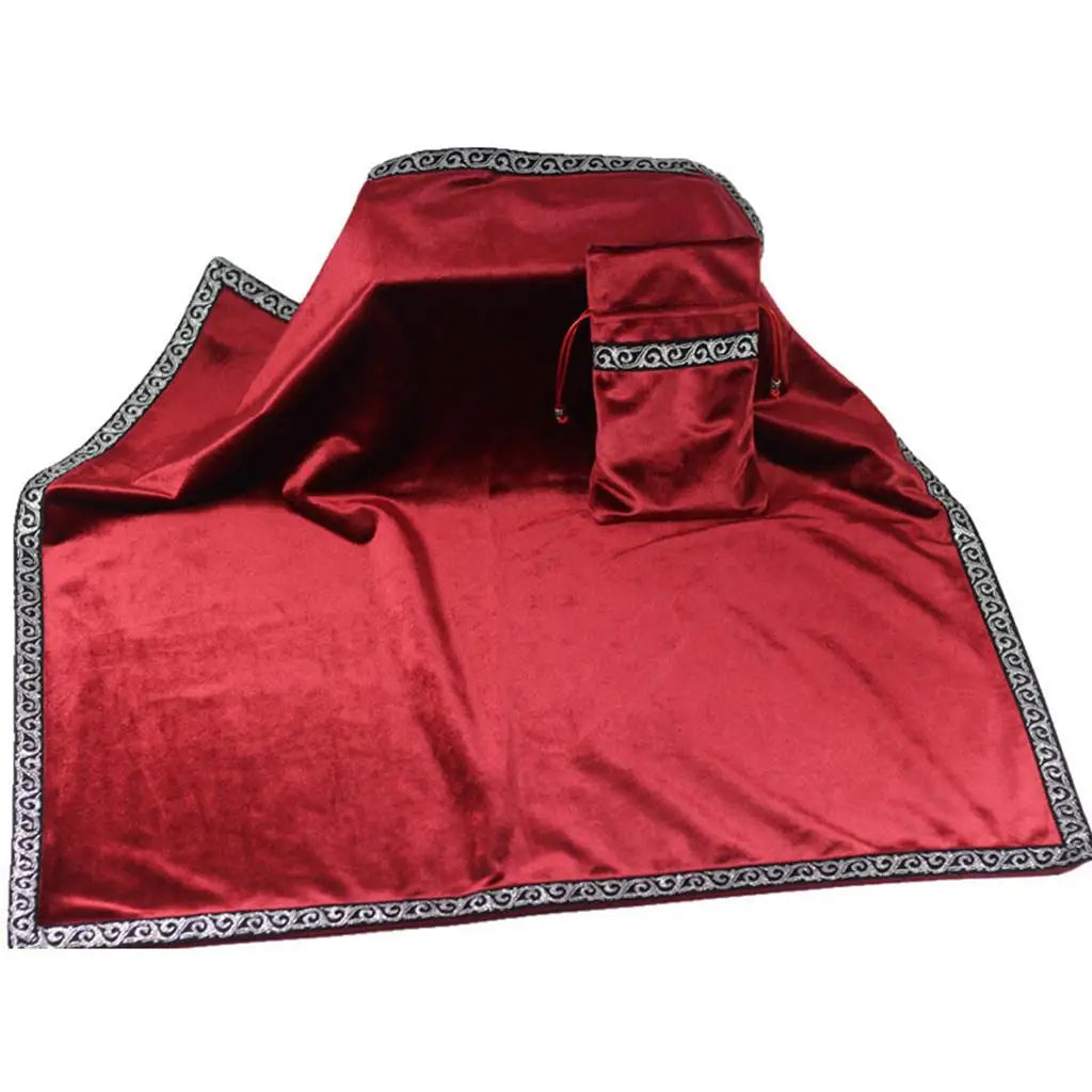 Wicca Square Tablecloth with Divination Bag