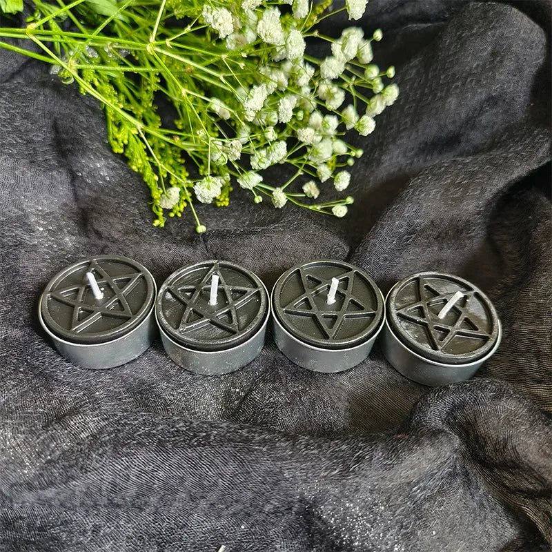 Candele Tea Light con Pentacolo