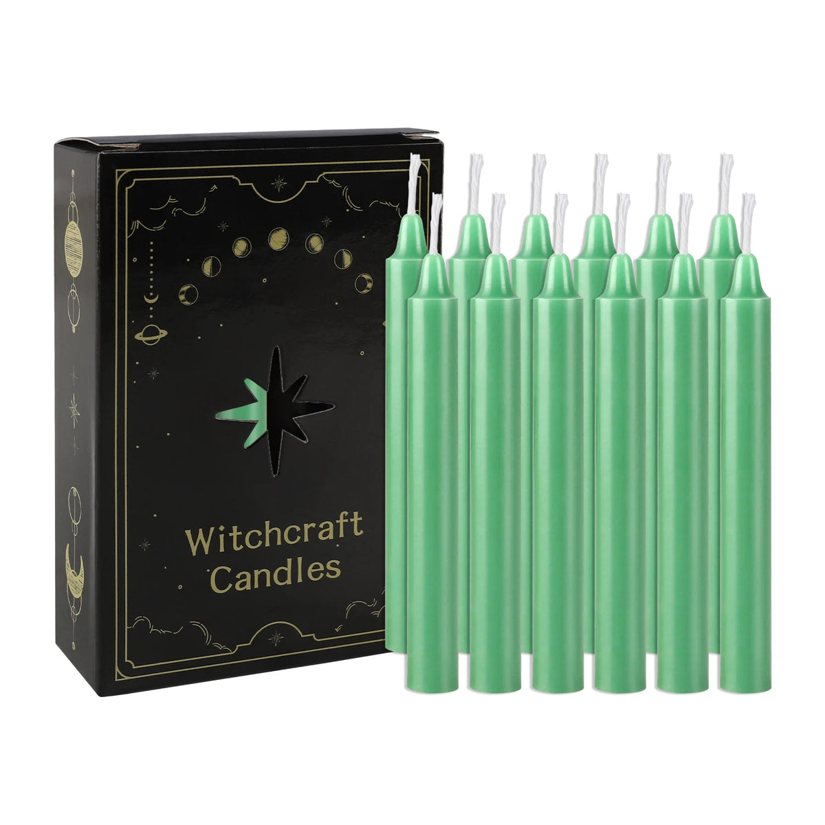 Velas de Brujería Verdes “Sanación Natural”